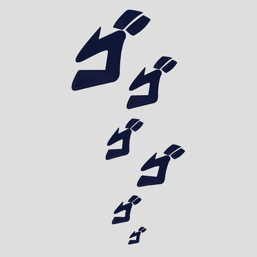 "Menacing" Jojo Kanji